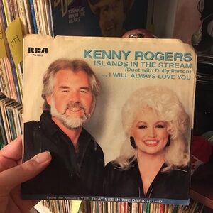 1983 Kenny Rogers and Dolly Parton 45 vinyl record